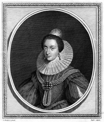 Elizabeth, kurfyrste Palatiner og dronning af Bøhmen, 1787. af Taylor