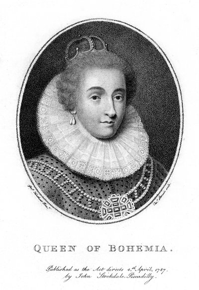 Elizabeth, kurfyrste Palatiner og dronning af Bøhmen, 1787. af Taylor