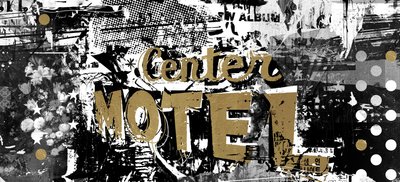 Center Motel, 2015 (kollaasi kankaalle) af Teis Albers