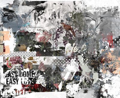 Easy Come Easy Go, 2017 (Collage på lærred) af Teis Albers