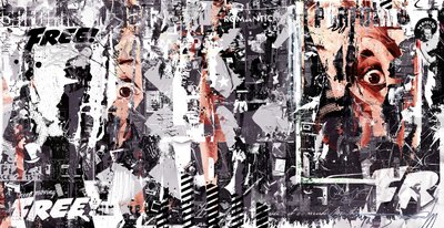The Fear, 2016 (collage) af Teis Albers