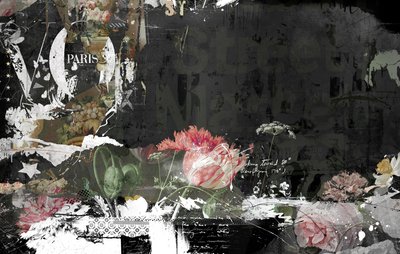 Vogued, 2015 (Collage på lærred) af Teis Albers