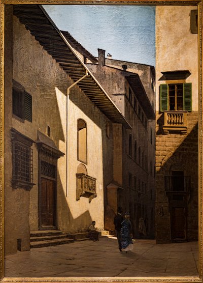 St. Mary of the Bardi af Telemaco Signorini