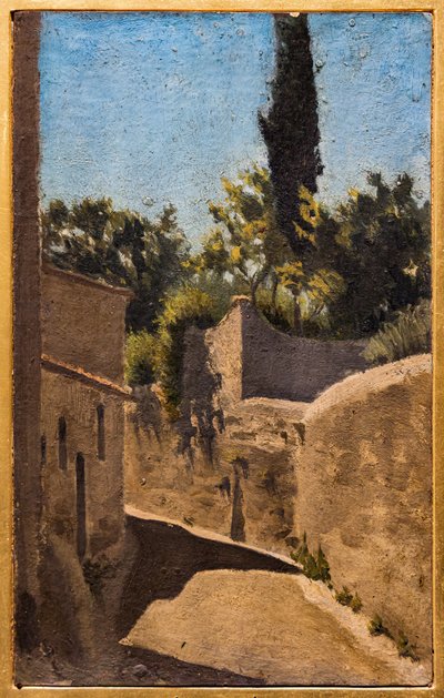 Solrig middag. Firenzes omgivelser af Telemaco Signorini