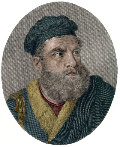 Portræt af Marco Polo af Teodoro (after) Matteini