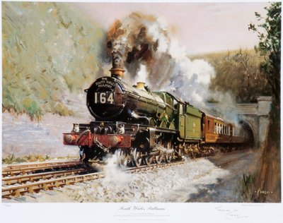 South Wales Pullman, ca. 1971 (tryk) af Terence Cuneo
