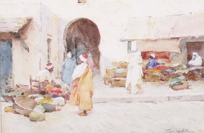 Frugtsælgere, Kairouan af Terrick Williams