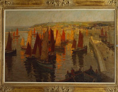Rød og guld, Brixham af Terrick Williams