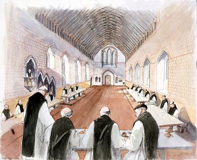 Hailes Abbey, c13. århundrede, c1990-2010 af Terry Ball