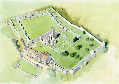 Mount Grace Priory, c1400-tallet, c1990-2010 af Terry Ball