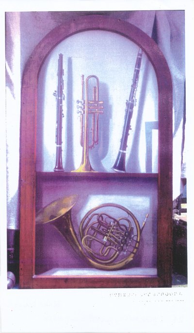 I Hear Music, Sweet Music (1985) olie på panel af Terry Scales