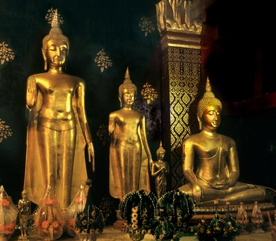 Buddhaer fra Sukhothai-perioden af Thai School