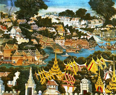 Udsigt over Bangkok af Thai School