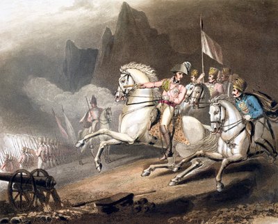Slaget ved Pyrenæerne, Spanien, 28. juli 1813 1819 af Thales Fielding