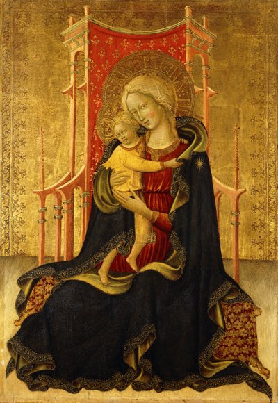 The Madonna of Humilitydani af The Master of the Carrand Tondo