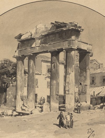 Den gamle markedsport af Themistocles von Eckenbrecher
