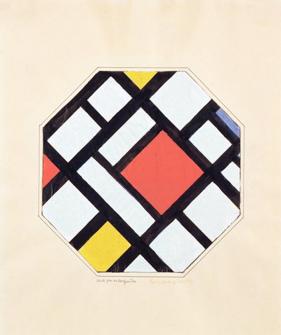 Studie til en komposition, 1923 af Theo van Doesburg
