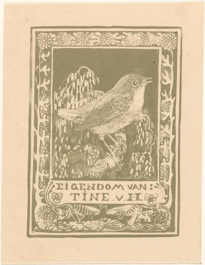 Ex libris af Tine van Hoytema af Theo van Hoytema