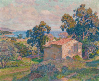 Landskab fra Provence af Théo van Rysselberghe