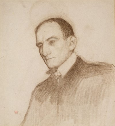 Portræt af Félix Fénéon af Théo van Rysselberghe