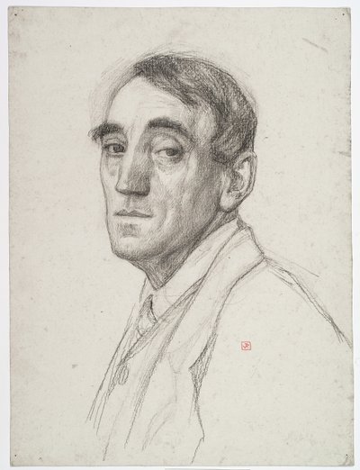 Self portrait, 1916dani af Théo van Rysselberghe