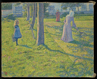 Hos Thuin eller Tennisfesten af Théo van Rysselberghe