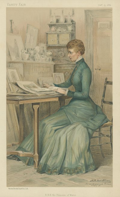 Hendes Kongelige Højhed Prinsessen af Wales af Theobald Chartran