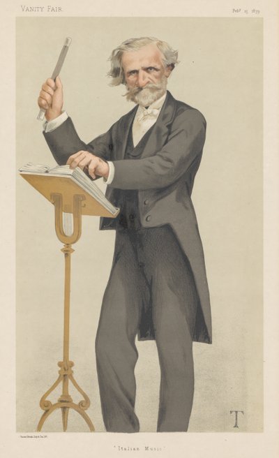 Vanity Fair: "Italiensk musik" af Theobald Chartran