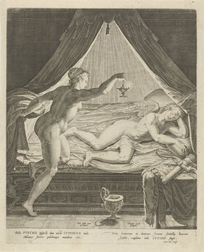 Amor og Psyche af Theodoor Galle
