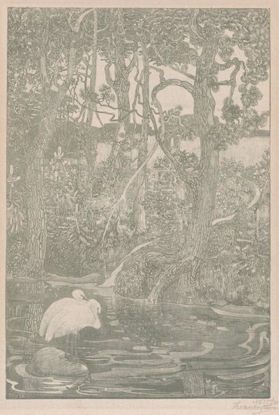 Bosidylle (Woodland Idyll) af Theodoor van Hoijtema