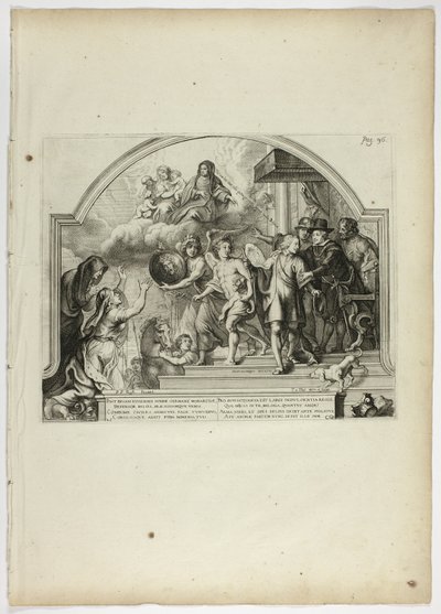Philip IV udnævner prins Ferdinand til guvernør i Holland, tavle 25 fra Casperius Gevartius, Pompa Introitus Honori Serenissimi Principis Ferdinandi (den mest fredfyldte og ærede kardinal-Infante Ferdinands triumftogt) af Theodoor van Thulden