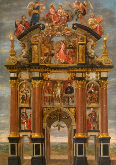 Triumphbogen von König Philipp IV. von Spanien af Theodoor van Thulden