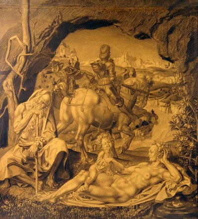 De tre livsaldre - midterste panel af Theodor Baierl