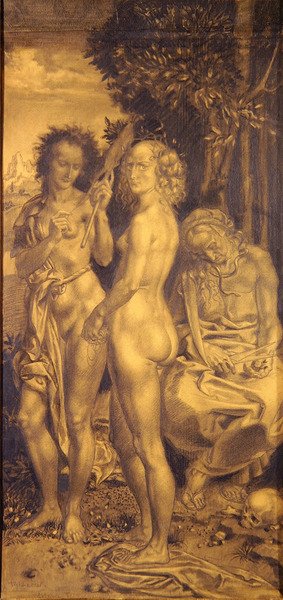 The Three Ages of Life- højre panel af Theodor Baierl