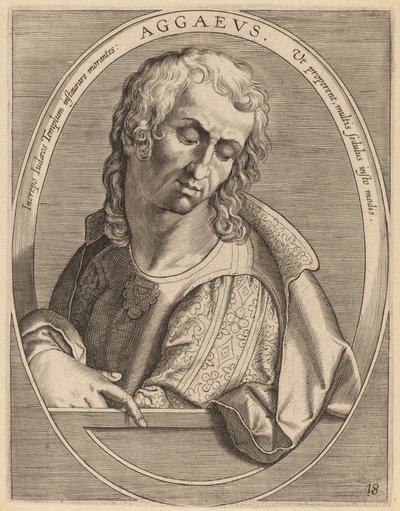 Aggaeus af Theodor Galle after Jan van der Straet