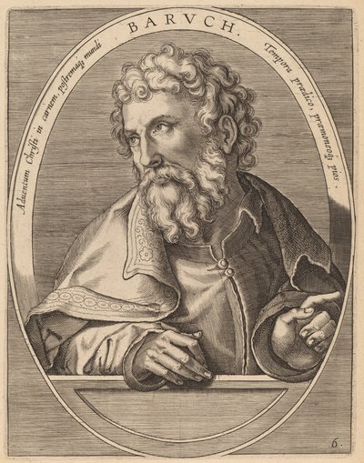 Baruch af Theodor Galle after Jan van der Straet