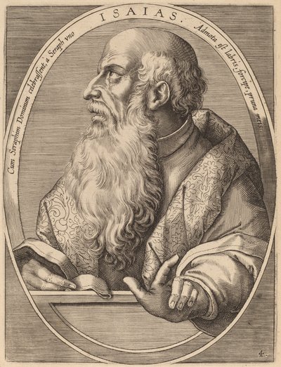 Esajas af Theodor Galle after Jan van der Straet