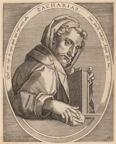 Zaccarias af Theodor Galle after Jan van der Straet
