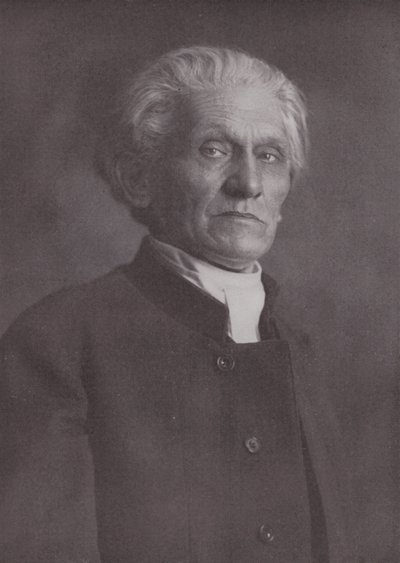 Stefan George, tysk symbolistisk digter (s/h-foto) af Theodor Hilsdorf