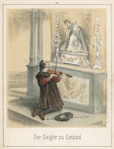 Spillemanden af Gmund af Theodor Hosemann