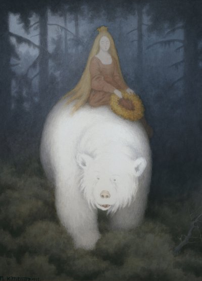 Hvidbjørn-konge-Valemon, 1912. af Theodor Kittelsen