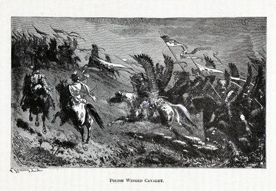 Polsk bevinget kavaleri, 1882 af Theodor Knesing
