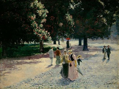 Ved kanten af parken af Theodor Matthei
