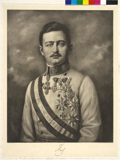 Kejser af Østrig Karl I af Theodor Mayerhofer