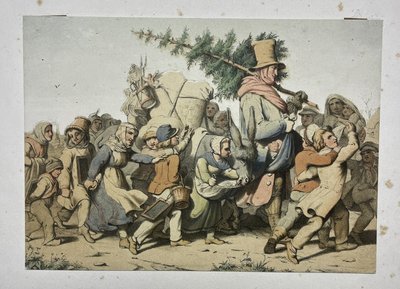 Sankt Nikolaus omgivet af børn af Theodor Mintrop