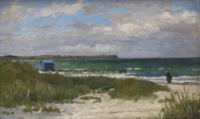 Isola del Liri, Italien. Overskyet dag af Theodor Philipsen