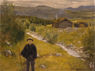 Farvel mor af Theodor Kittelsen