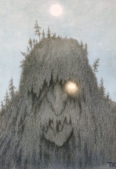 Skovtrold af Theodor Kittelsen