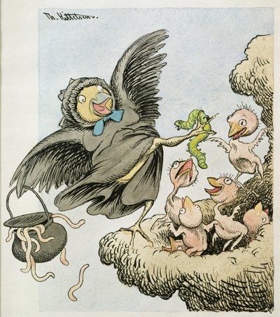 Her er madbørnene af Theodor Kittelsen