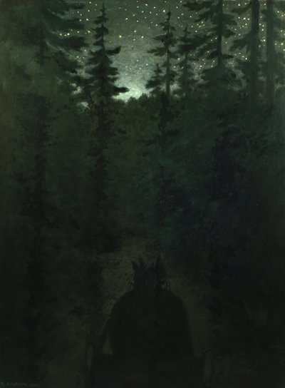 Hjemad af Theodor Severin Kittelsen